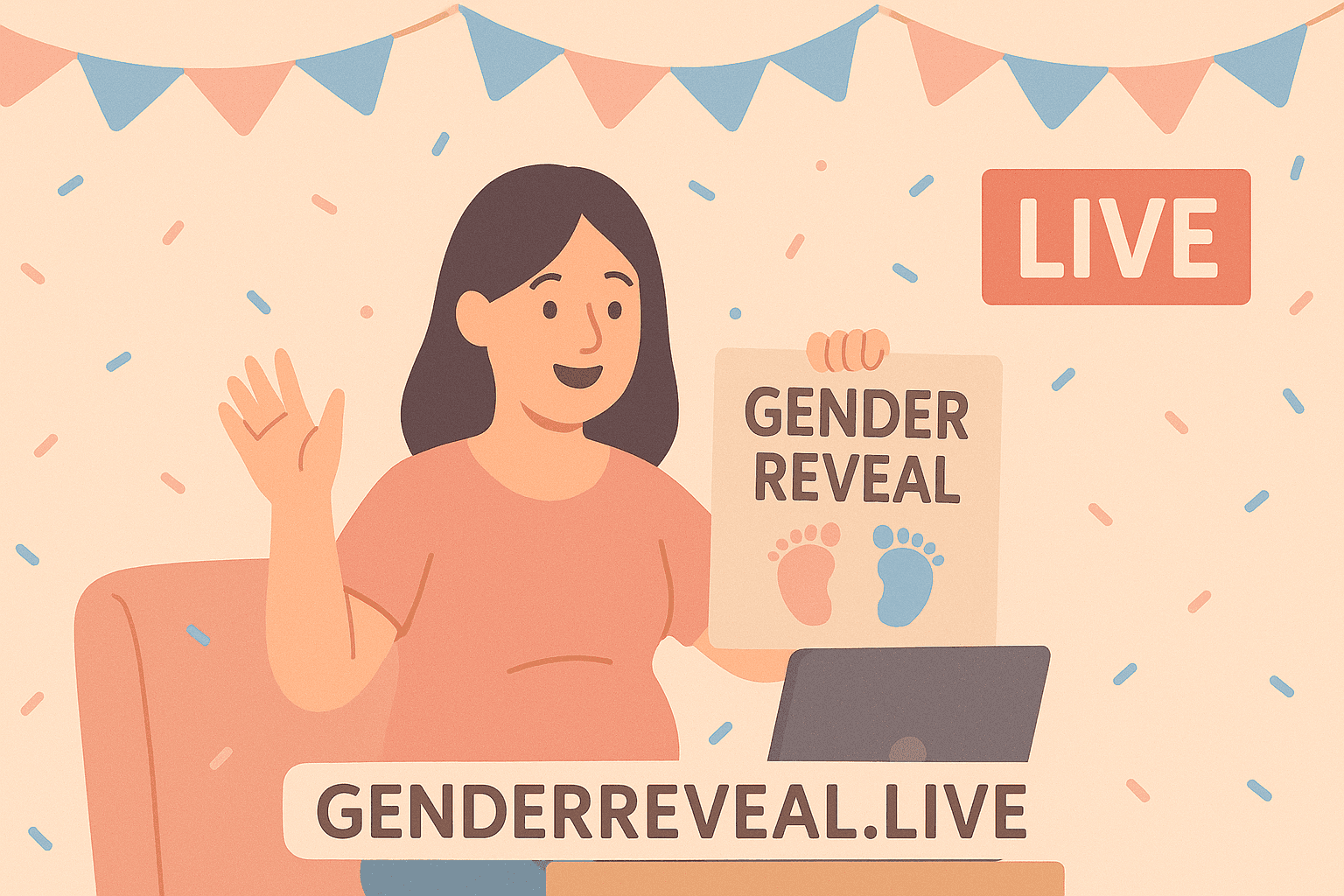 Introducing GenderReveal.live: The Future of Gender Reveal Celebrations