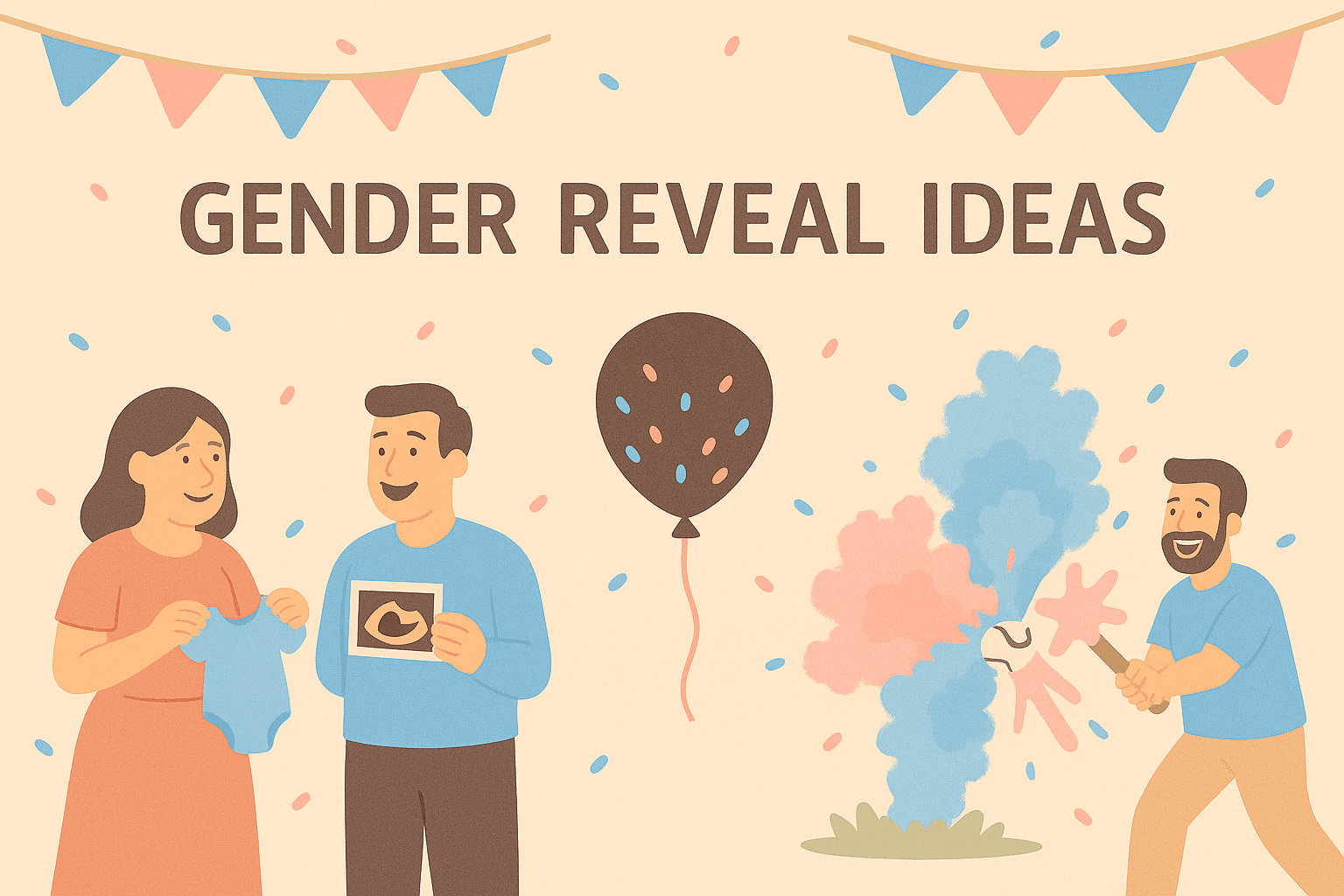 Ideas for celebrating a gender reveal
