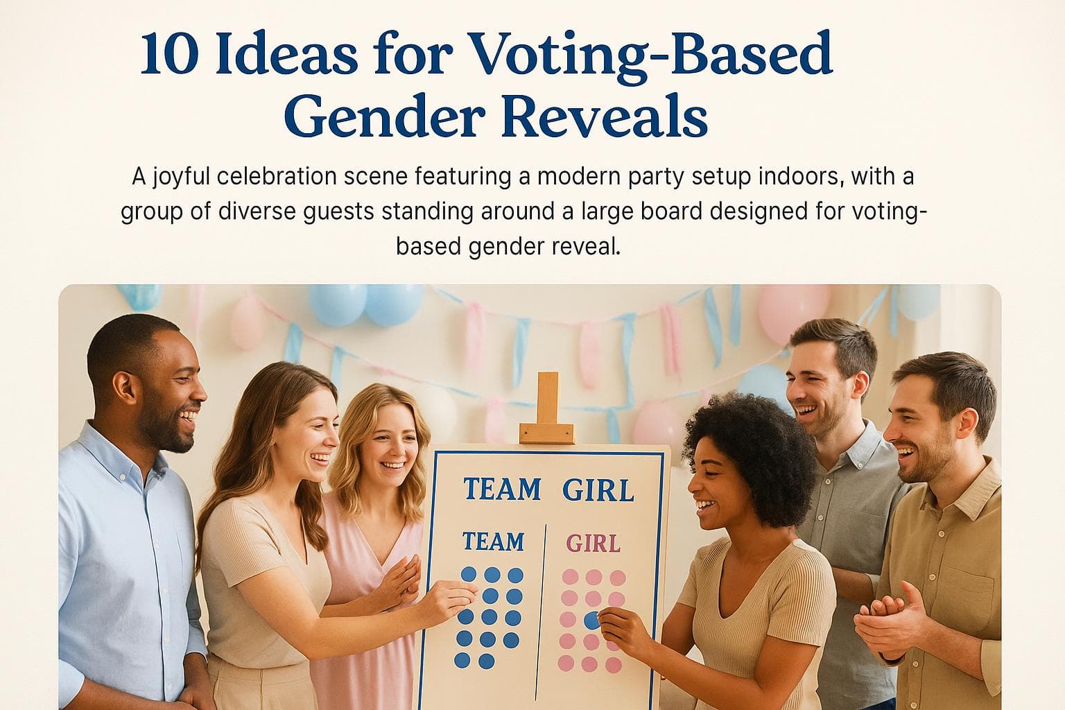 10 Ideas for Voting-Based Gender Reveals