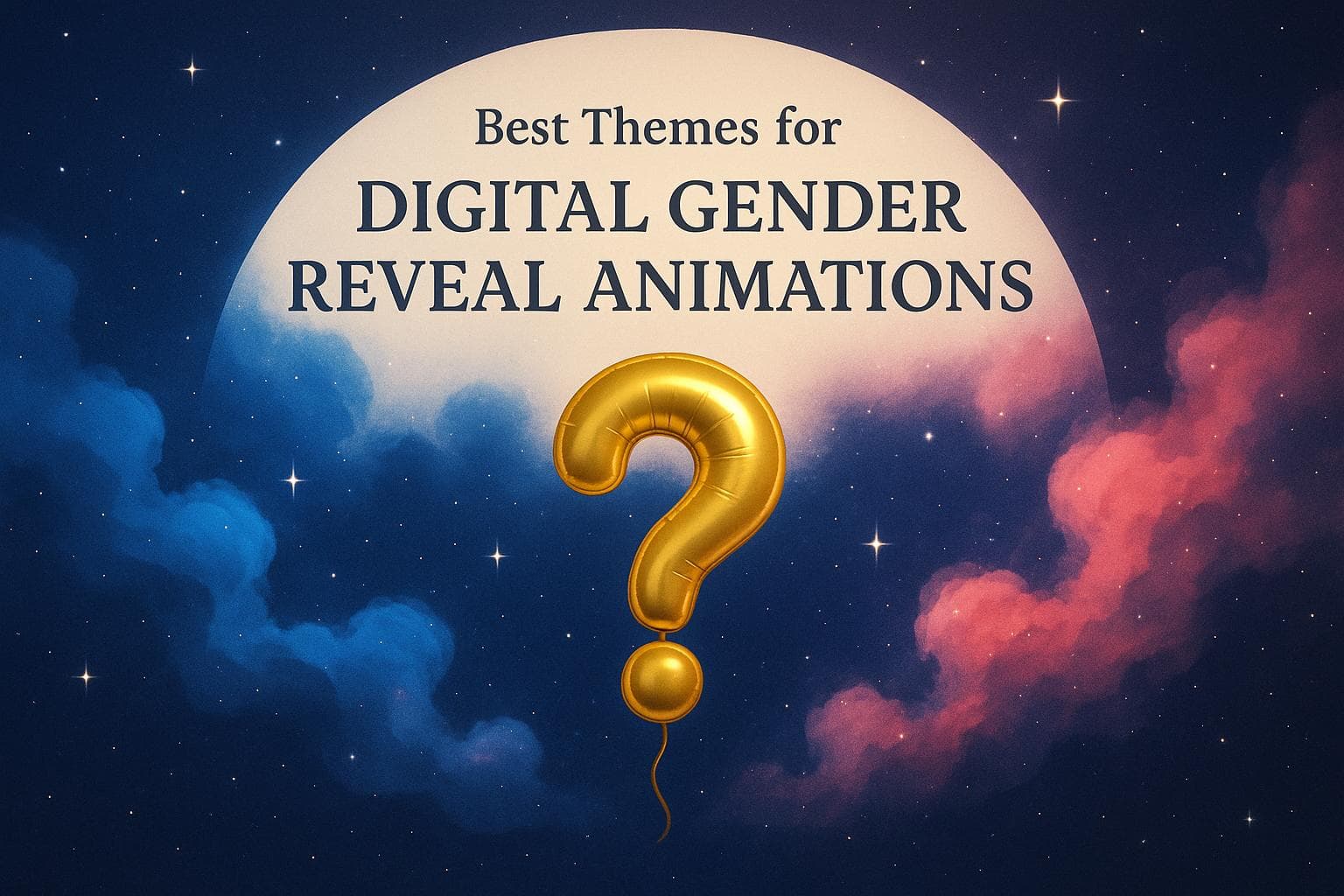 Best Themes for Digital Gender Reveal Animations