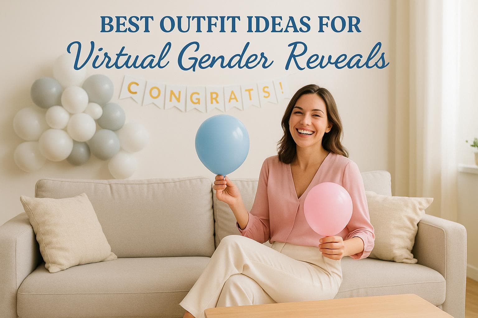 Best Outfit Ideas For Virtual Gender Reveals