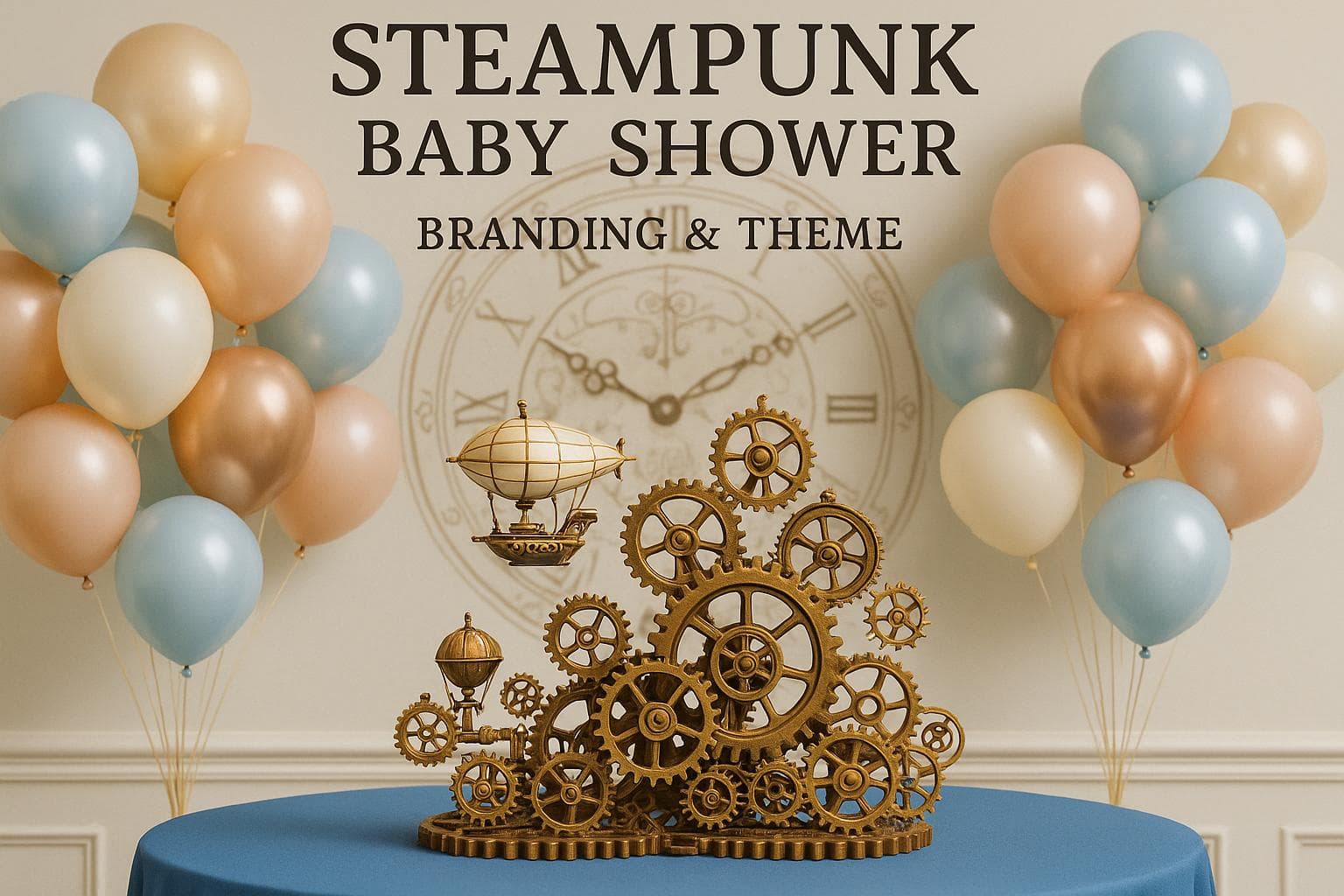10 Steampunk Baby Shower Decor Ideas