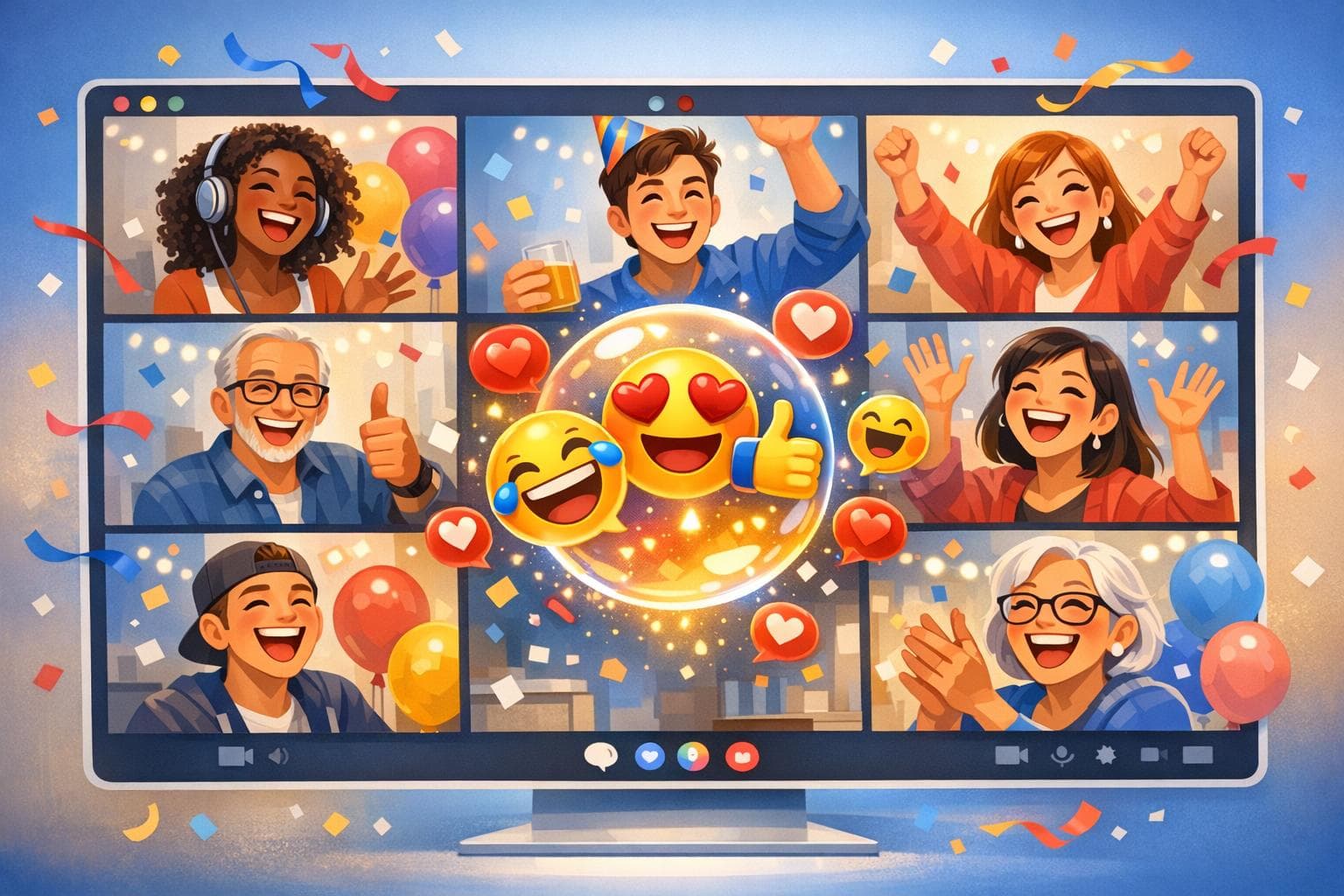 Do Emoji Reactions Improve Virtual Party Experiences?