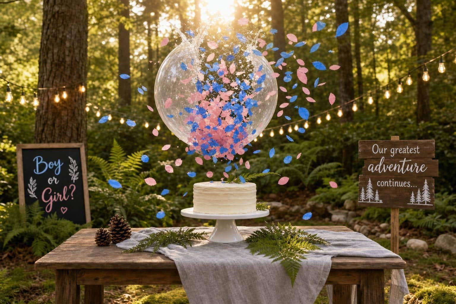 7 Magical Forest Gender Reveal Ideas